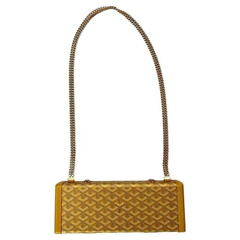 Goyard Saint Honore Trunk Shoulder Clutch Handbag 